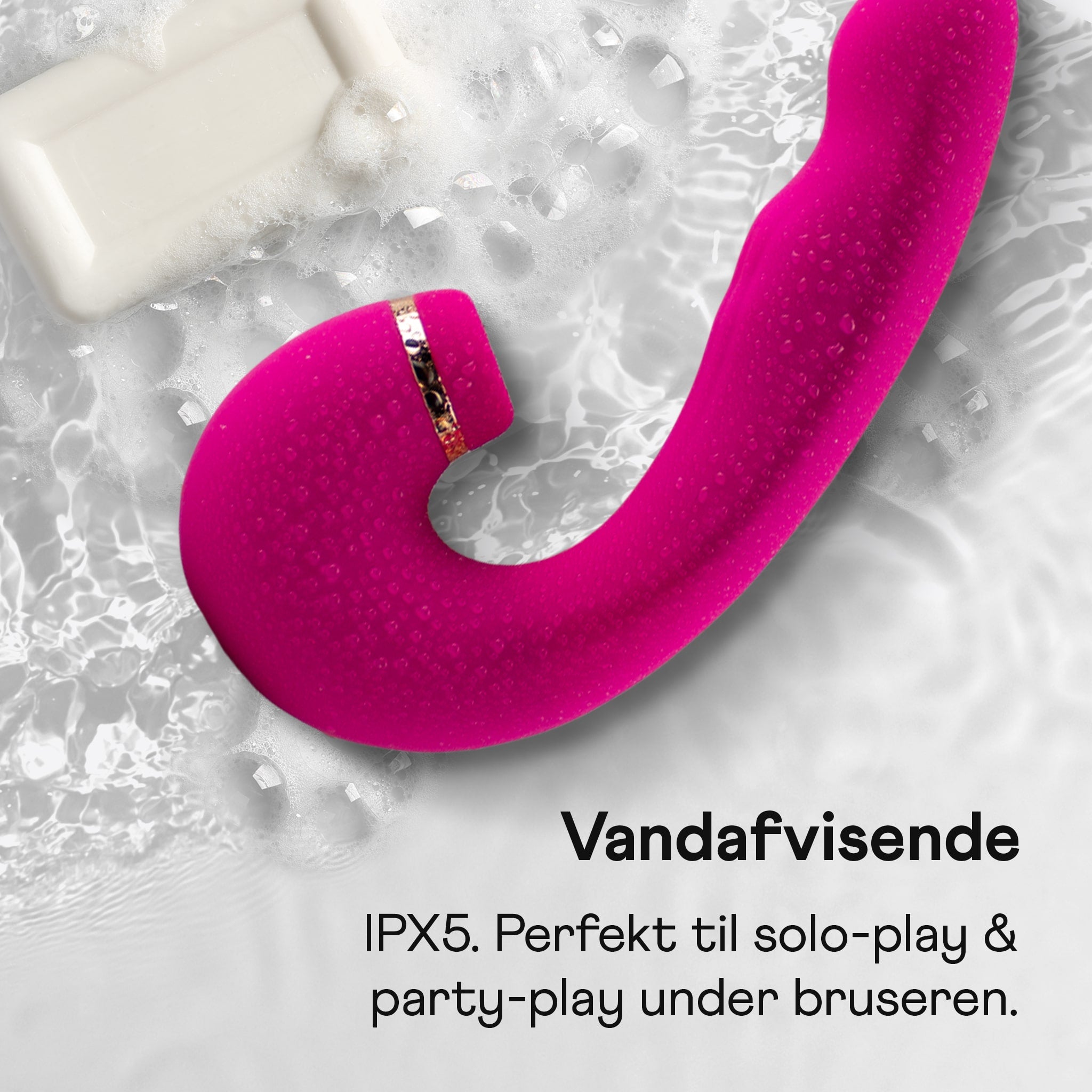 Amina Curvey silikone g-spot dildo vibrator